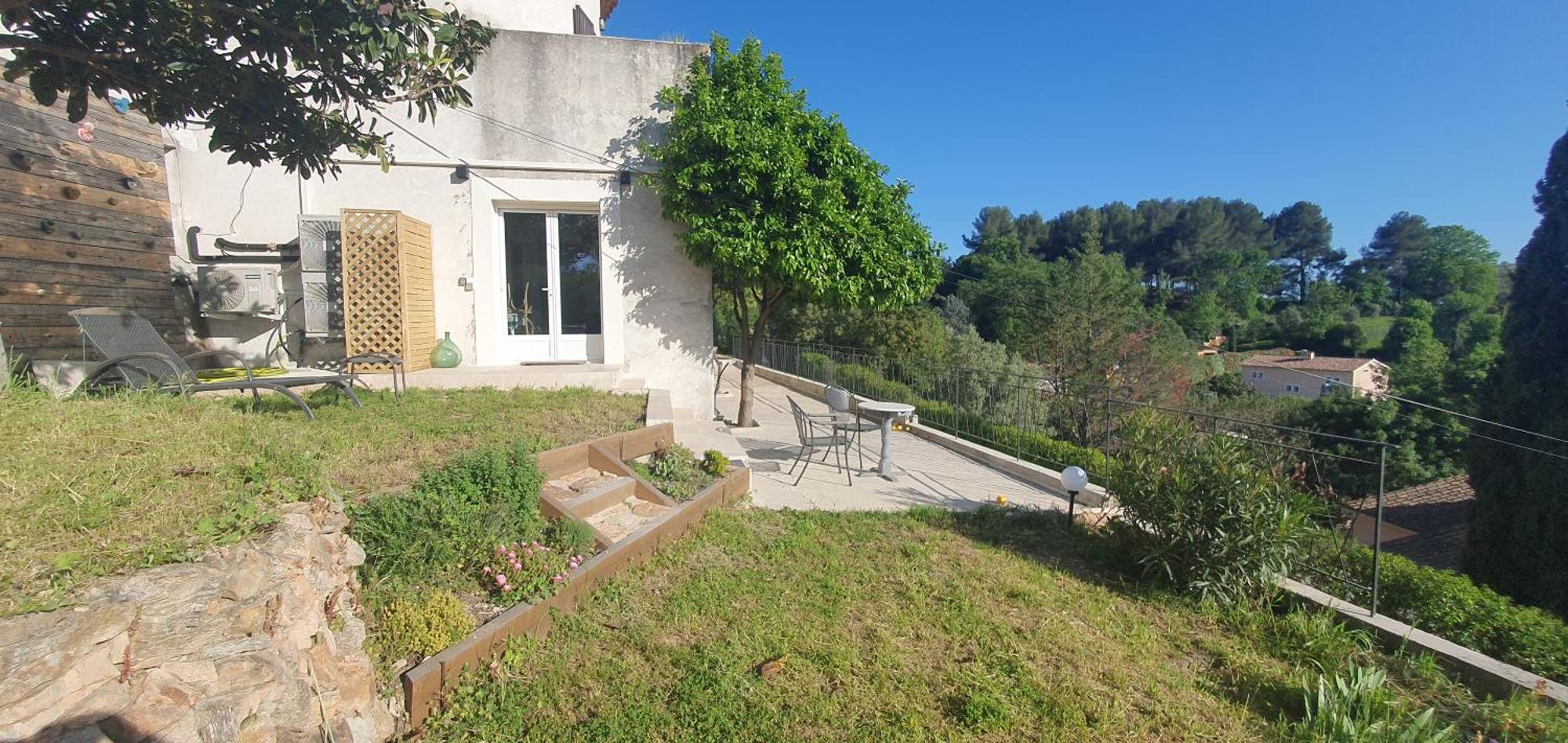 Calme Et Vue Panoramique Apartment Pegomas Exterior photo